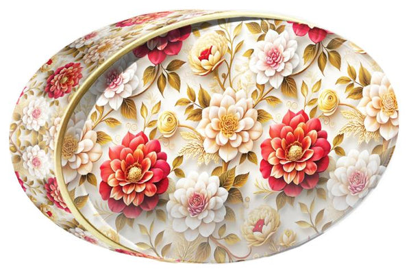 Blush Bouquet butter cookie tin โ Floral Collection