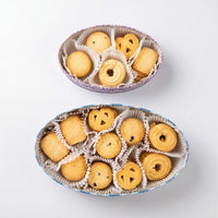 Butterly Cookies open oval tin, available in 114g and 340g