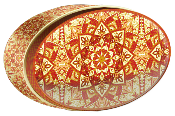 Blue Iznik butter cookie tin, Central Asia, Butterly Cookies UAE