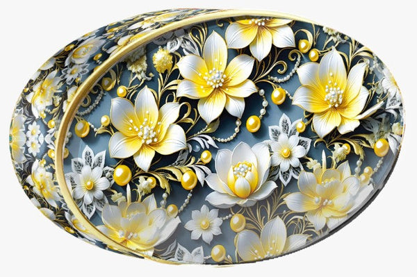 Blue Meadow butter cookie tin, Floral Collection, Butterly Cookies UAE