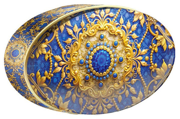 Cobalt Royale butter cookie tin, Jewel Box, Butterly Cookies UAE