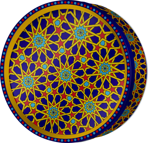 Emerald Tile butter cookie tin, Mosaic Heritage, Butterly Cookies UAE