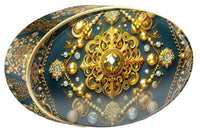 Golden Bouquet butter cookie tin, Jewel Box