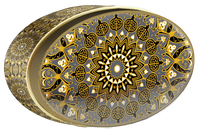 Ivory Compass butter cookie tin, Central Asia