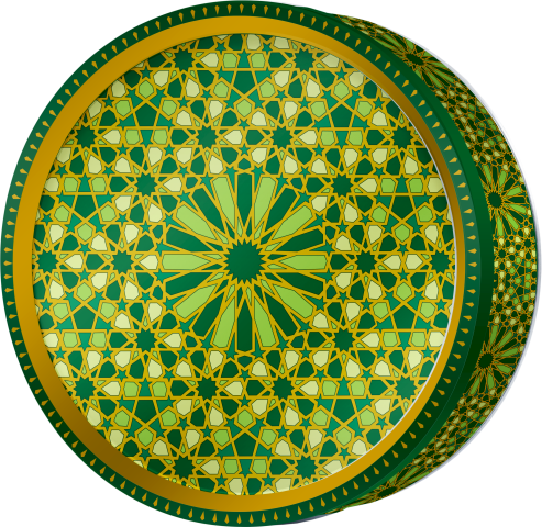 Lapis Wheel butter cookie tin, Mosaic Heritage, Butterly Cookies UAE
