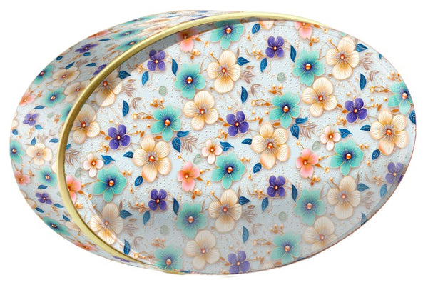 Sage Garden butter cookie tin, Floral Collection, Butterly Cookies UAE