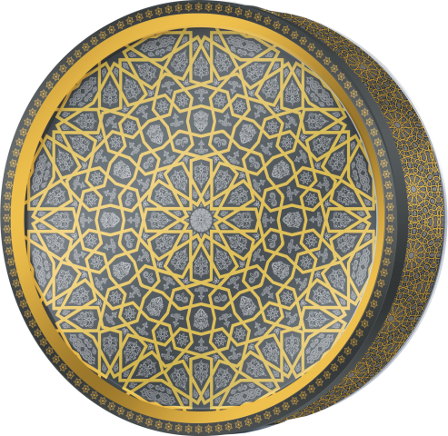 Turquoise Wheel butter cookie tin, Mosaic Heritage, Butterly Cookies UAE