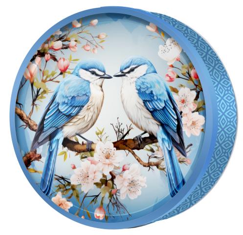 Love Birds butter cookie tin — Classic Oriental — Butterly Cookies UAE