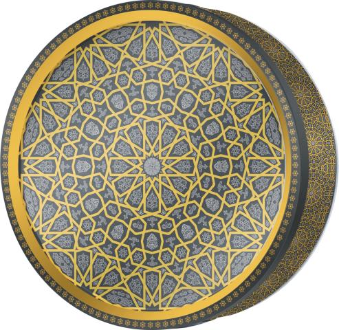 Porcelain Star butter cookie tin — Central Asia Classic — Butterly Cookies UAE