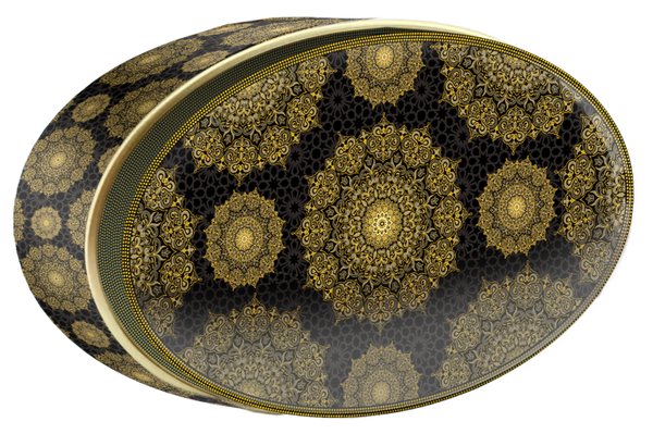 Cobalt Star butter cookie tin, Central Asia, Butterly Cookies UAE