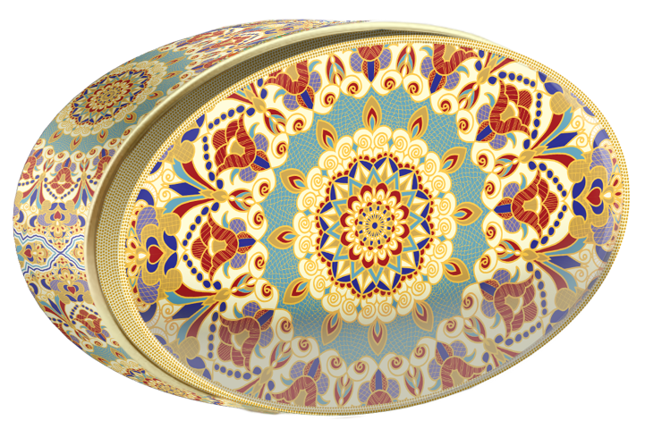 Dark Spice butter cookie tin, Central Asia, Butterly Cookies UAE