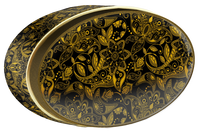 Ember Medallion butter cookie tin, Central Asia