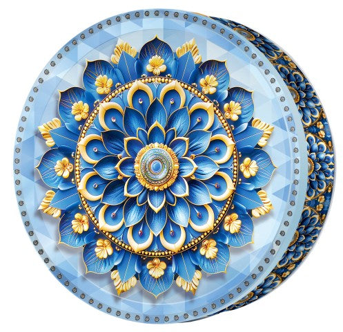 Emerald Star butter cookie tin, Sapphire Mandala, Butterly Cookies UAE