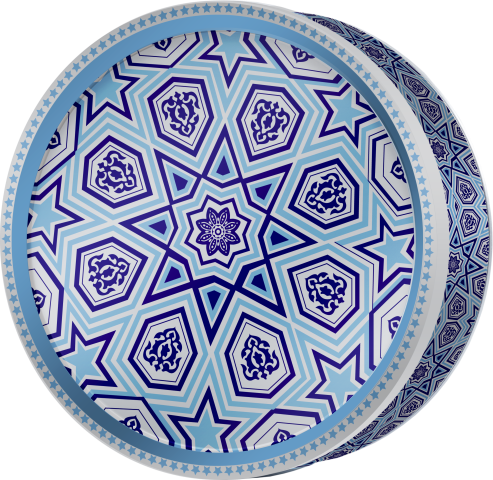 Festival Mosaic butter cookie tin, Mosaic Heritage, Butterly Cookies UAE