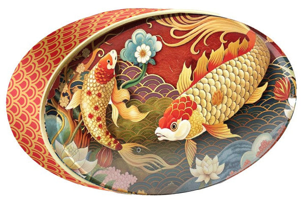 Harvest Moon butter cookie tin, Gold Oriental, Butterly Cookies UAE