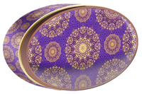 Lavender Haze butter cookie tin, Central Asia