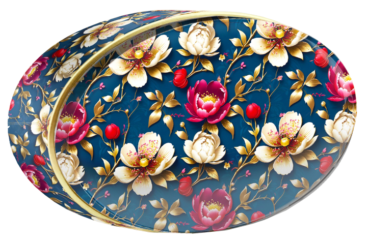 Lilac Field butter cookie tin, Floral Collection, Butterly Cookies UAE