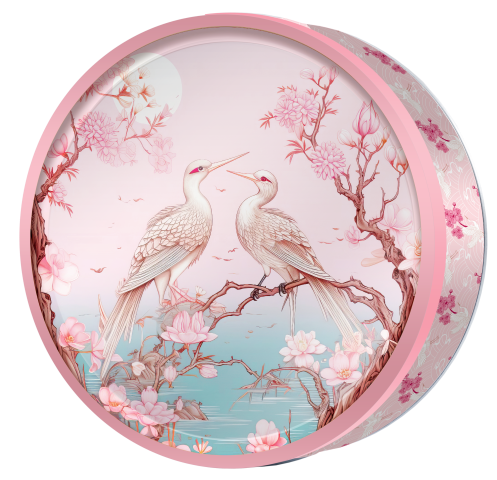 Love Birds butter cookie tin, Koi & Blossom, Butterly Cookies UAE
