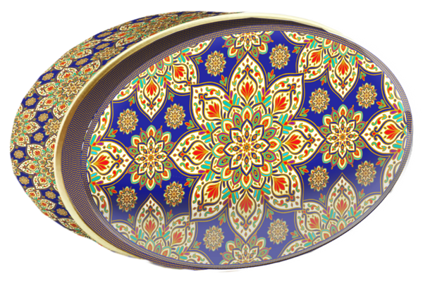 Obsidian Gold butter cookie tin, Central Asia, Butterly Cookies UAE