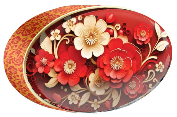 Pearl Butterfly butter cookie tin, Gold Oriental, Butterly Cookies UAE