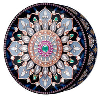 Royal Cobalt butter cookie tin, Sapphire Mandala