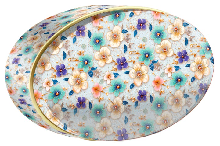 Sage Garden butter cookie tin, Floral Collection, Butterly Cookies UAE
