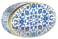 Sand Compass butter cookie tin, Central Asia
