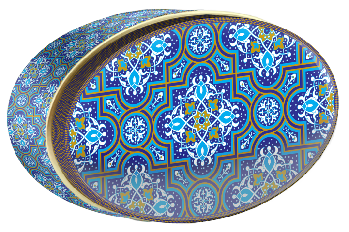 Scarlet Weave butter cookie tin, Central Asia, Butterly Cookies UAE