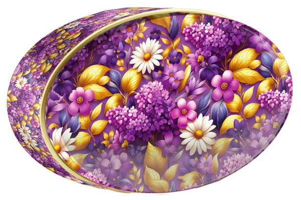 Sky Blossom butter cookie tin, Floral Collection, Butterly Cookies UAE