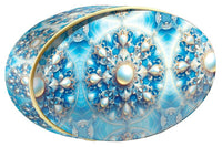 Solar Medallion butter cookie tin, Jewel Box