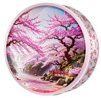 Spring Blossom butter cookie tin, Koi & Blossom