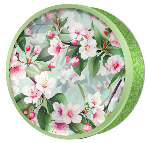 Twin Koi butter cookie tin, Koi & Blossom, Butterly Cookies UAE